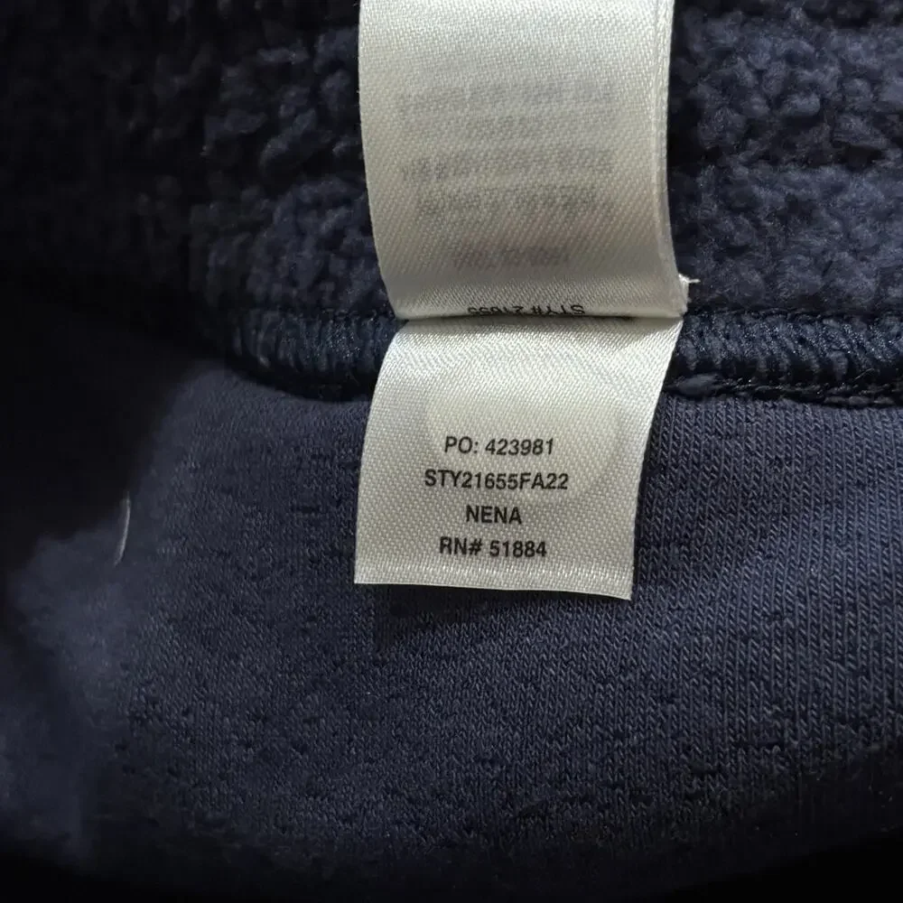 Patagonia Shearling Nena Joggers Fuzzy Sweatpants Blue Women’s XXS 24x29” NWOT